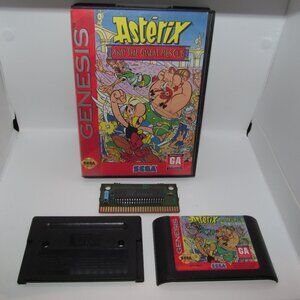Asterix and the Great Rescue (Sega Genesis, 1994) Video Game COMPLETE Working